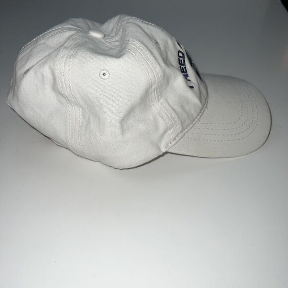 Vintage Otto NASA Hat Ball Cap White Adjustable Back Cotton I Need My Space - Picture 4 of 9
